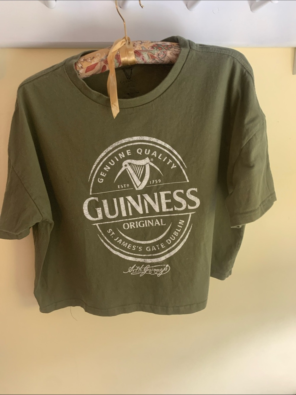 Guinness Olive Logo Tee